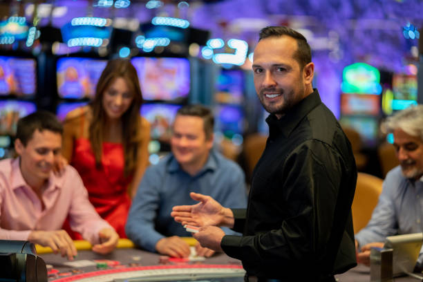 Mobile app interface showing live casino lobby